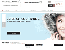 Tablet Screenshot of chausseconfort.com